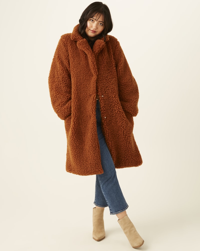 Plus size teddy coat black sales